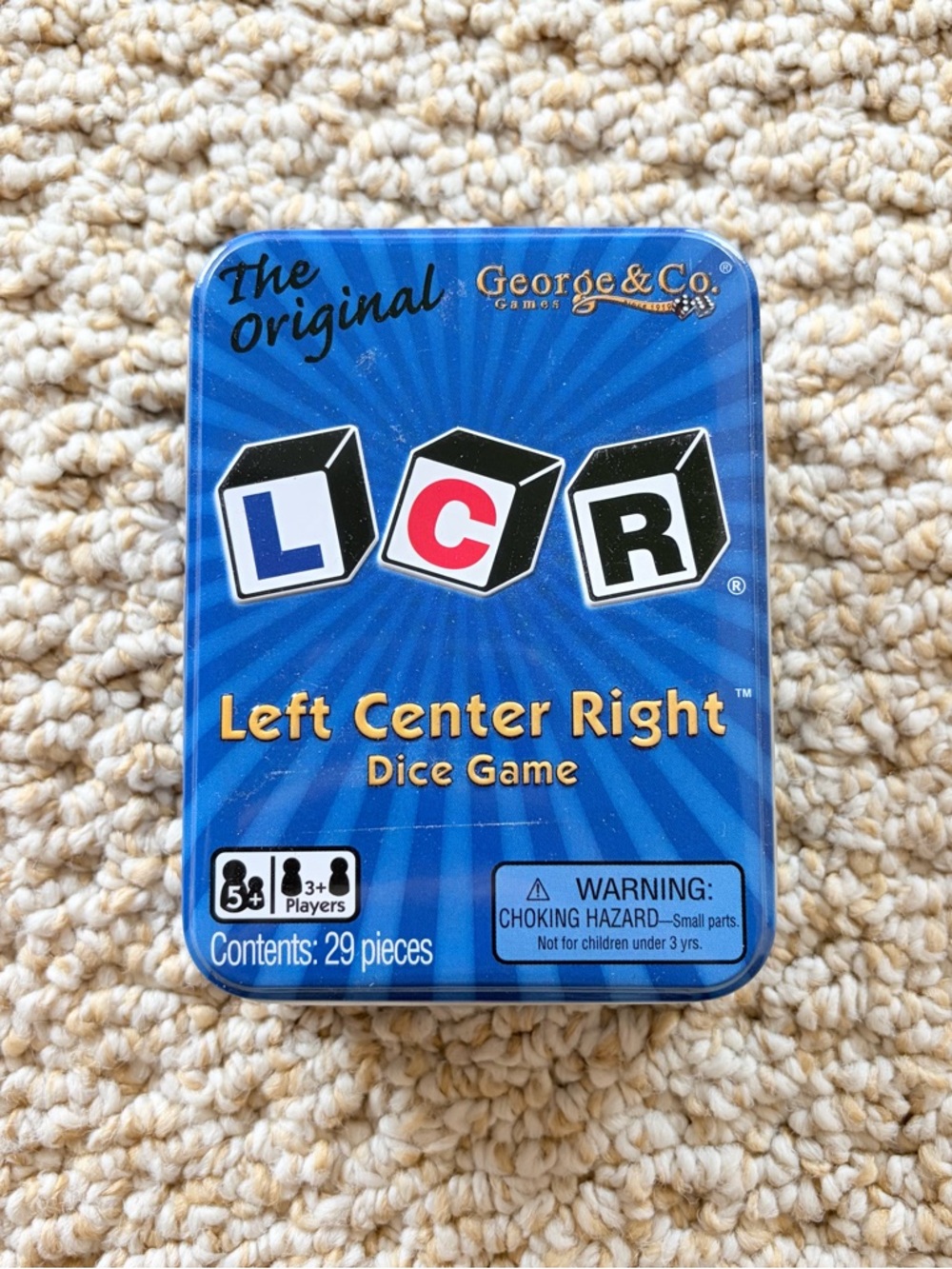 ✨FREE WITH PURCHASE✨ NWT Left Center Right Dice Game Set